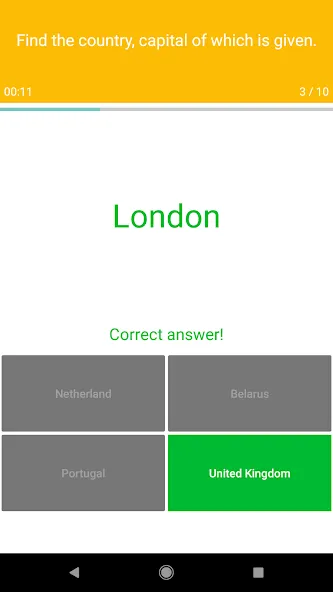 Скачать взломанную Europe Map Quiz — European Cou  [МОД Много денег] — полная версия apk на Андроид screen 5