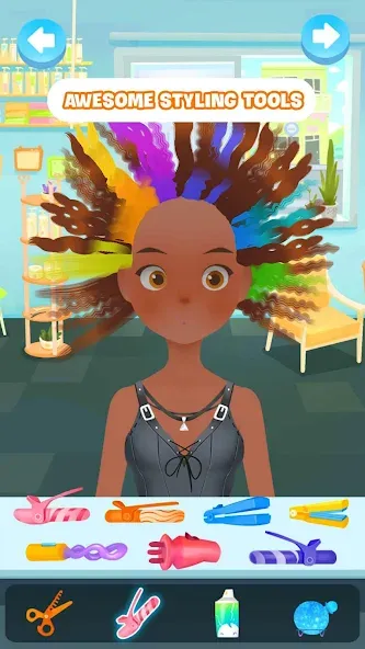 Взлом Hair salon games : Hairdresser  [МОД Unlocked] — полная версия apk на Андроид screen 2