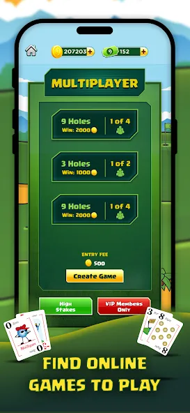 Скачать взлом Play Nine: Golf Card Game (Плей Найн)  [МОД Все открыто] — последняя версия apk на Андроид screen 3