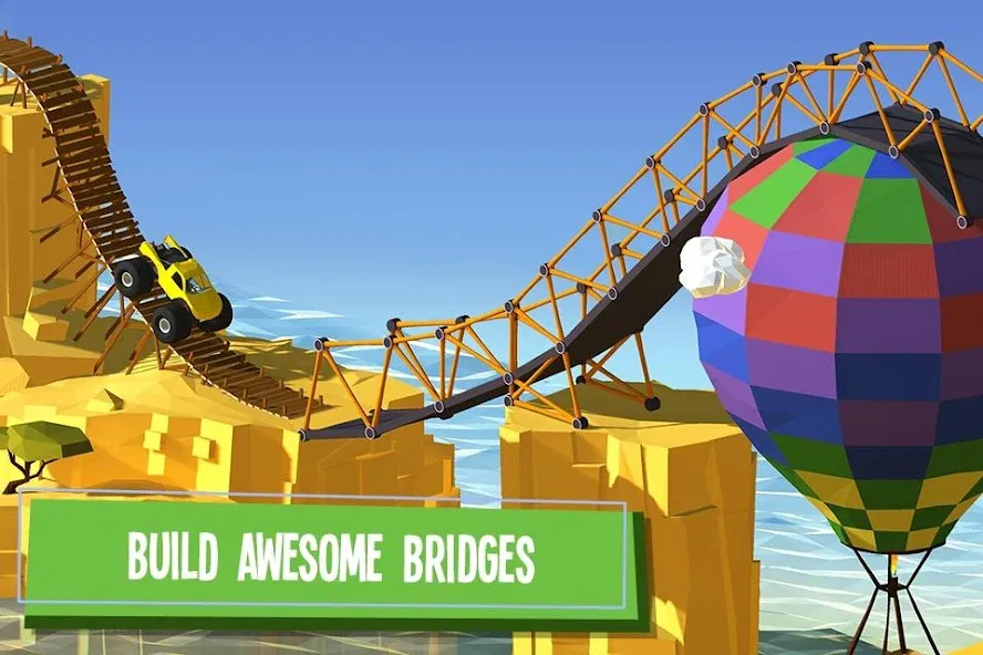 Скачать взлом Build a Bridge!  [МОД Бесконечные монеты] — полная версия apk на Андроид screen 2