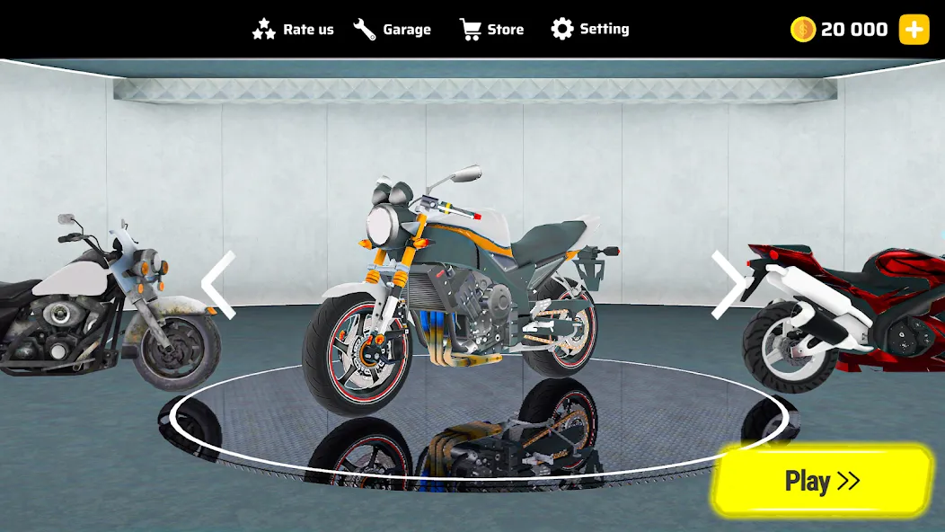 Взлом Moto Bike Race 3D Motorcycles  [МОД Menu] — последняя версия apk на Андроид screen 5