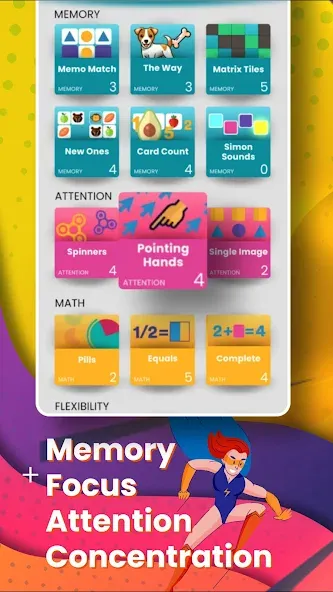 Взлом Brain Power — Working memory  [МОД Все открыто] — последняя версия apk на Андроид screen 3