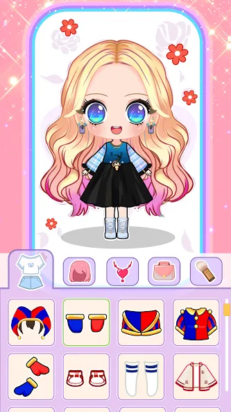 Скачать взлом Doll Dress Up: Makeup Games (Долл Дресс Ап)  [МОД Меню] — последняя версия apk на Андроид screen 1