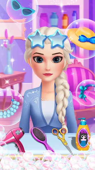 Взлом Hair Salon: Beauty Salon Game (Хэр Салон)  [МОД Unlimited Money] — последняя версия apk на Андроид screen 1