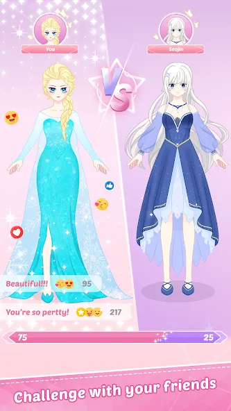 Скачать взлом Princess Dress Up — Sweet Doll (Принцесса нарядиться)  [МОД Много денег] — полная версия apk на Андроид screen 5