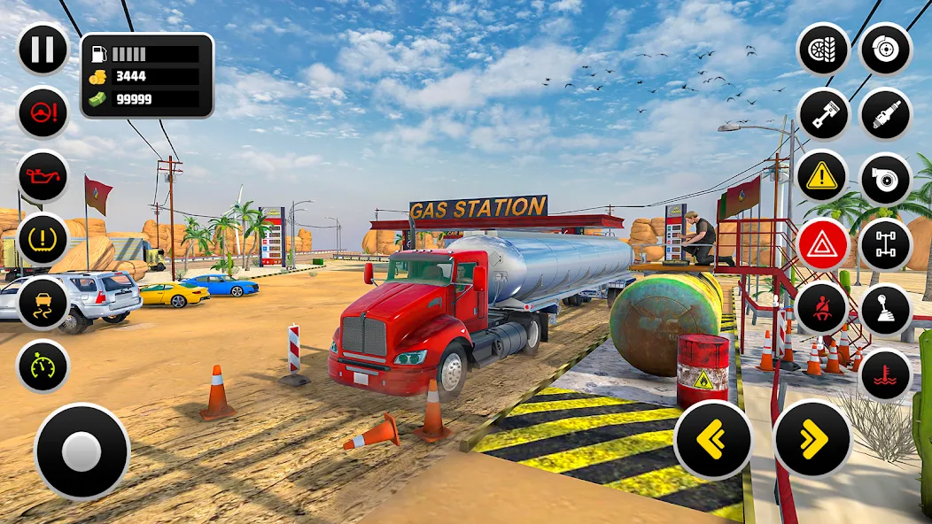 Скачать взлом Gas Station Simulator Games  [МОД Menu] — стабильная версия apk на Андроид screen 1