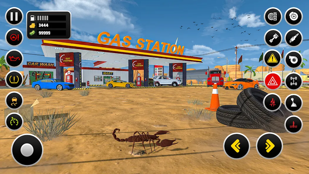 Скачать взлом Gas Station Simulator Games  [МОД Menu] — стабильная версия apk на Андроид screen 3