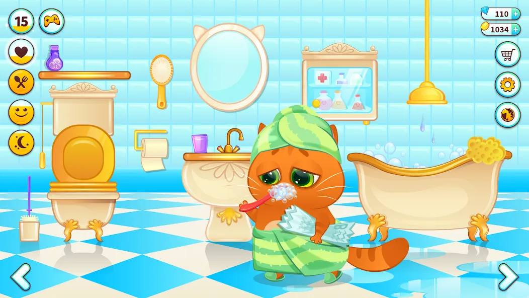 Взлом Bubbu – My Virtual Pet Cat  [МОД Все открыто] — стабильная версия apk на Андроид screen 1