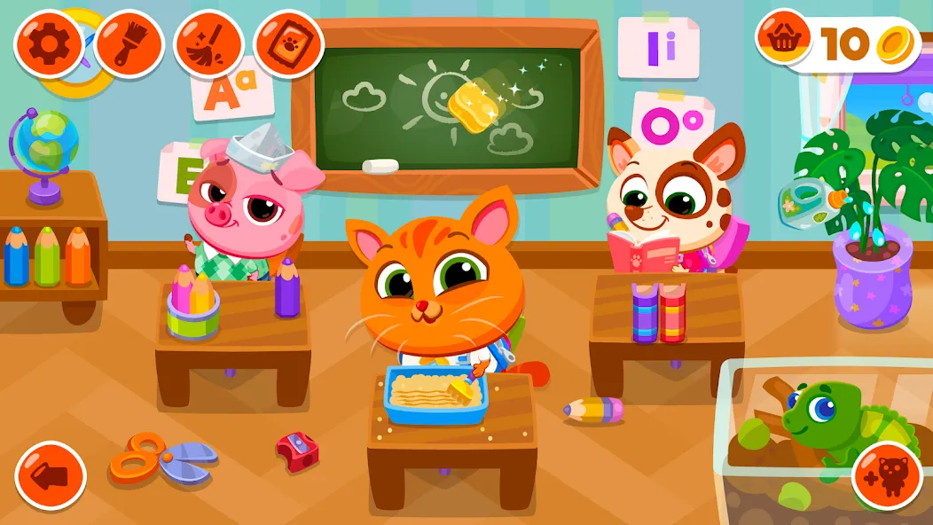 Скачать взлом Bubbu School — My Virtual Pets (Буббу Скул)  [МОД Все открыто] — полная версия apk на Андроид screen 1