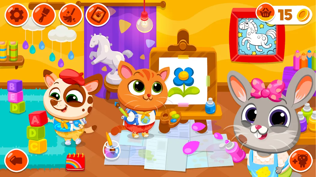 Скачать взлом Bubbu School — My Virtual Pets (Буббу Скул)  [МОД Все открыто] — полная версия apk на Андроид screen 4