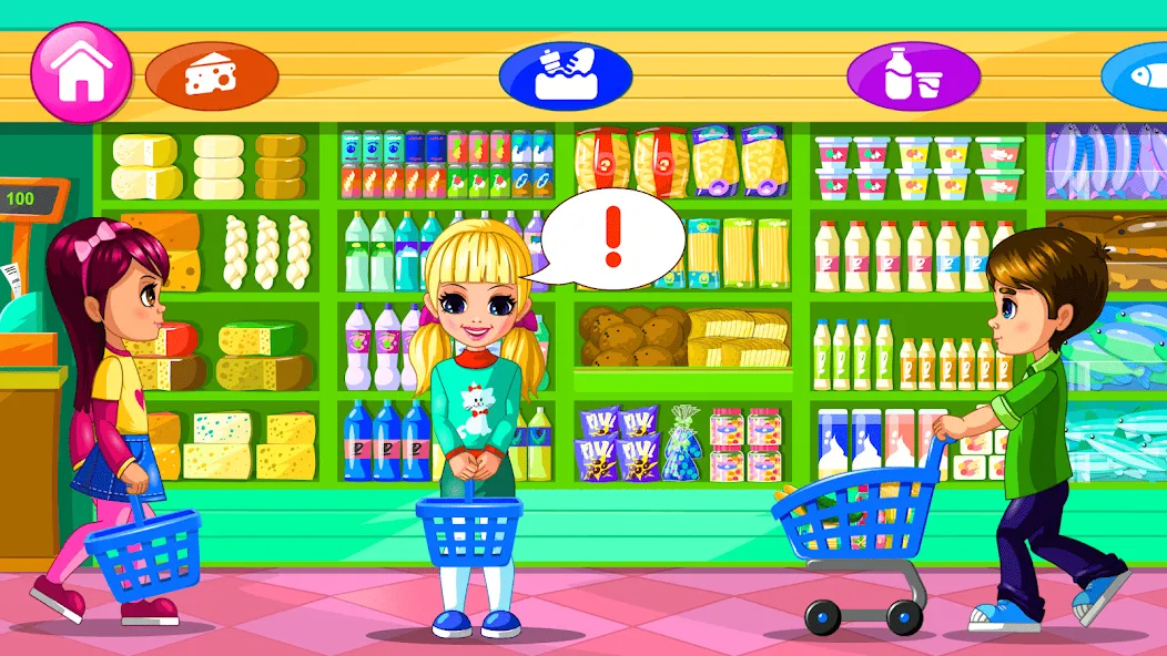 Взломанная Supermarket Game 2  [МОД Unlimited Money] — стабильная версия apk на Андроид screen 1