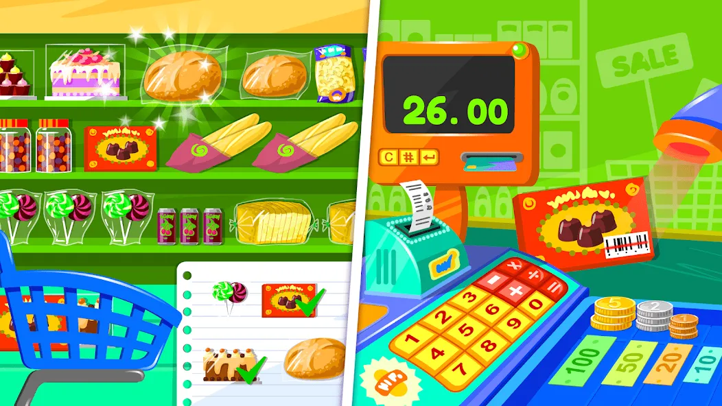 Взломанная Supermarket Game 2  [МОД Unlimited Money] — стабильная версия apk на Андроид screen 2