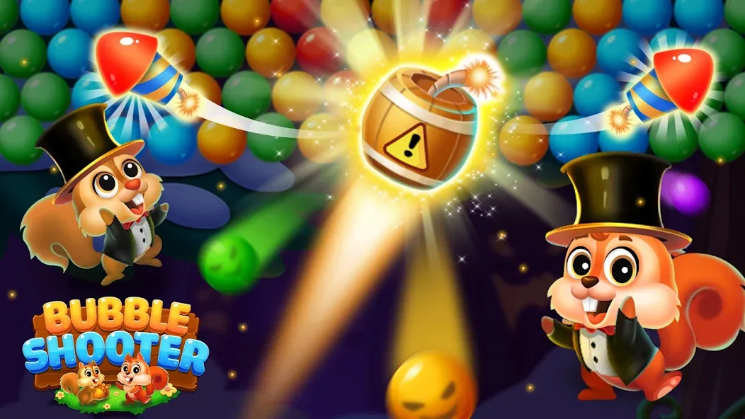 Взлом Bubble Shooter Rescue (Бабл Шутер Рескью)  [МОД Много монет] — полная версия apk на Андроид screen 2