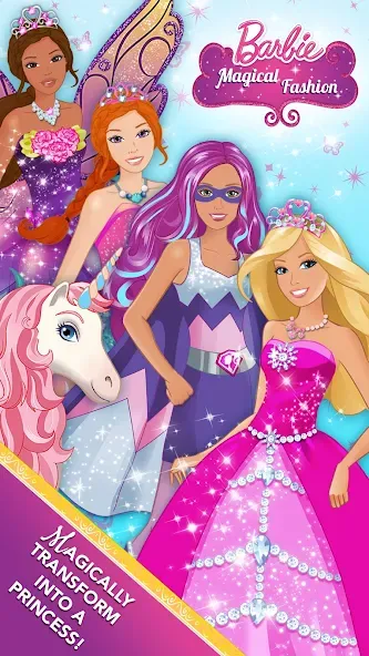 Взломанная Barbie Magical Fashion  [МОД Много денег] — последняя версия apk на Андроид screen 1