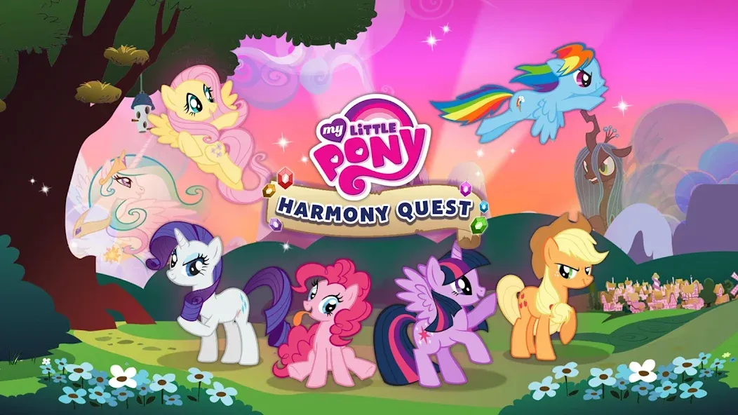 Скачать взломанную My Little Pony: Harmony Quest (Май Литл Пони)  [МОД Бесконечные деньги] — полная версия apk на Андроид screen 5