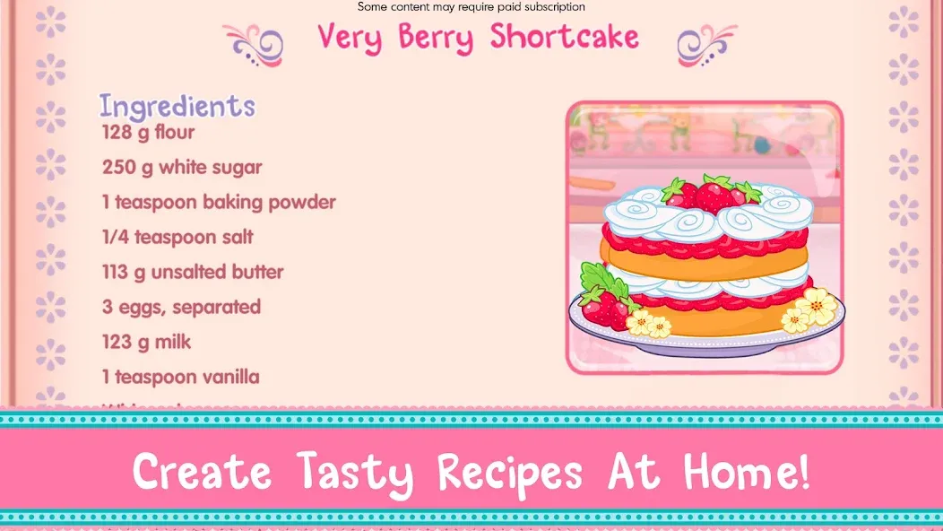 Взлом Strawberry Shortcake Bake Shop  [МОД Бесконечные деньги] — полная версия apk на Андроид screen 4