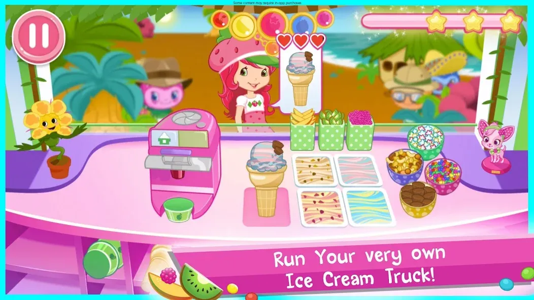 Взломанная Strawberry Shortcake Ice Cream  [МОД Много монет] — полная версия apk на Андроид screen 1