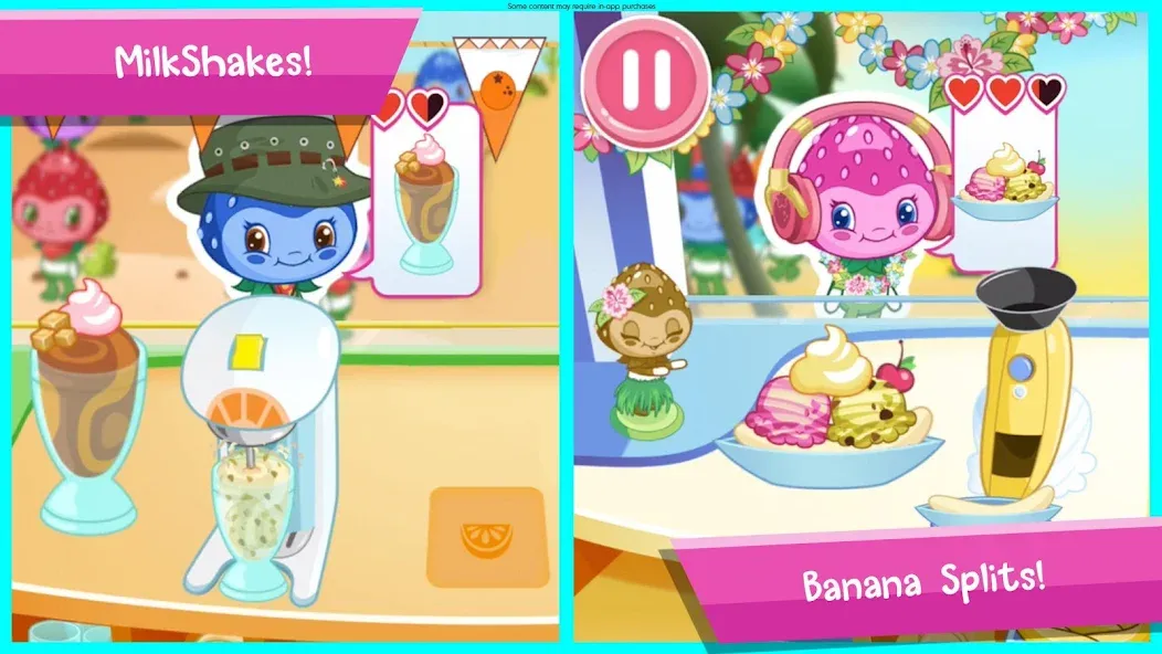 Взломанная Strawberry Shortcake Ice Cream  [МОД Много монет] — полная версия apk на Андроид screen 2