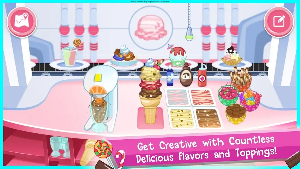 Взломанная Strawberry Shortcake Ice Cream  [МОД Много монет] — полная версия apk на Андроид screen 4