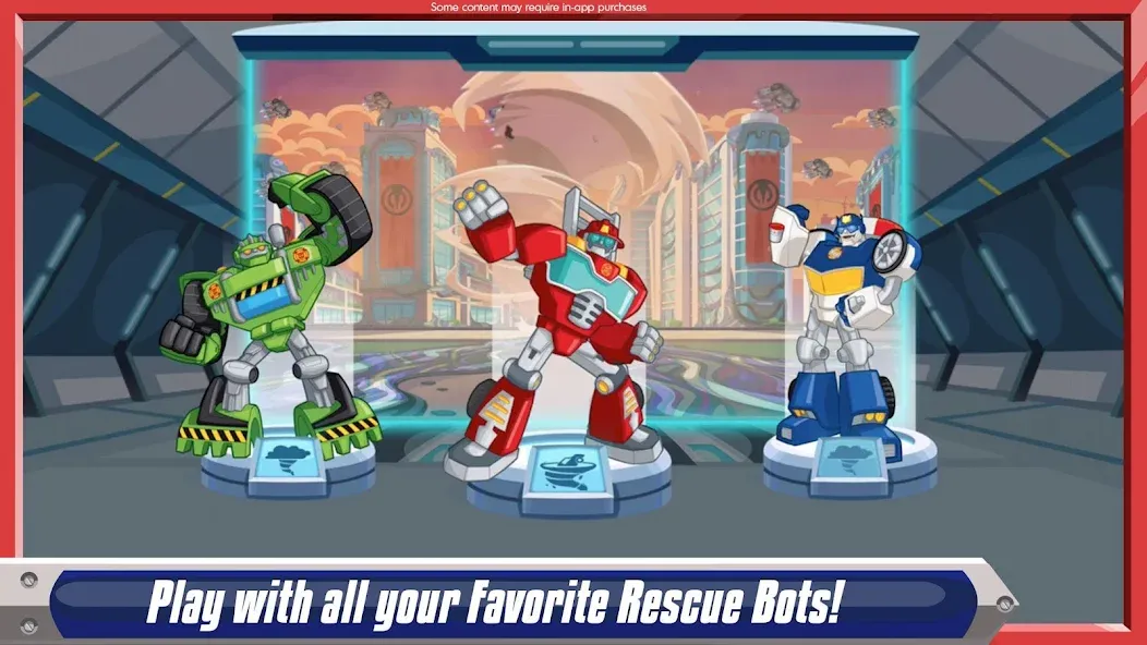 Скачать взломанную Transformers Rescue Bots: Dash (Трансформеры Боты спасатели)  [МОД Все открыто] — последняя версия apk на Андроид screen 1