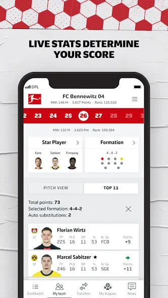 Взлом Bundesliga Fantasy Manager (Бундеслига Фэнтези Менеджер)  [МОД Бесконечные деньги] — стабильная версия apk на Андроид screen 4