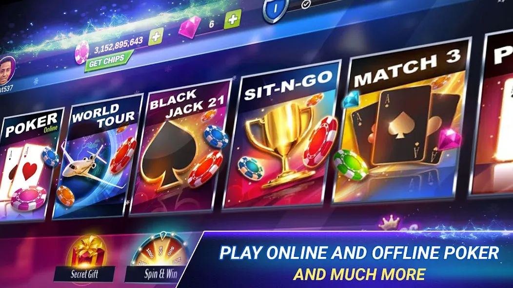 Скачать взлом Poker Zmist — Offline & Online (Покер Змст)  [МОД Все открыто] — полная версия apk на Андроид screen 2