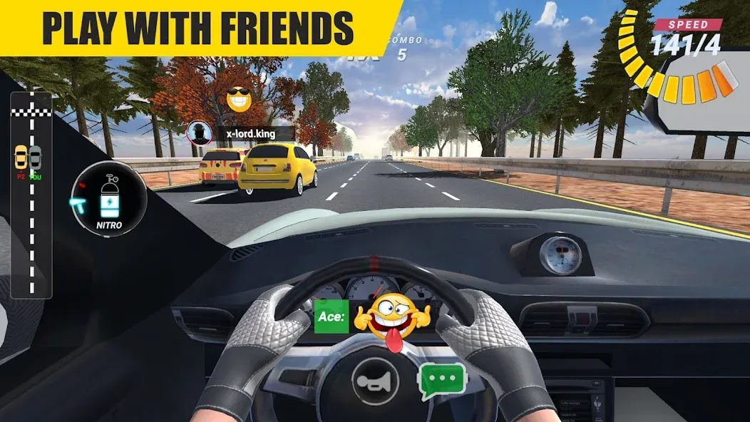 Взлом Racing Online:Car Driving Game  [МОД Все открыто] — последняя версия apk на Андроид screen 2