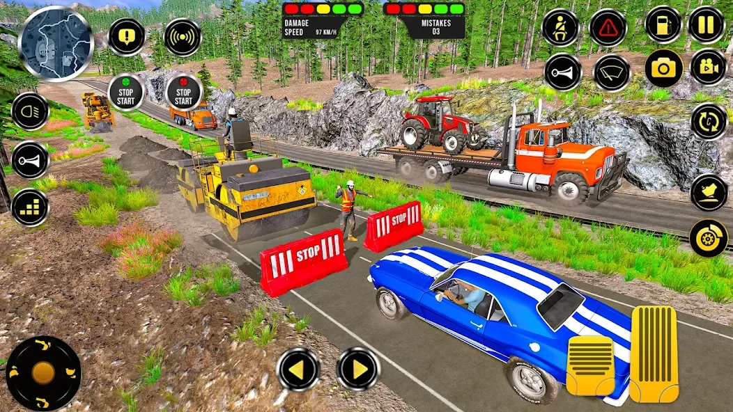 Взлом Construction Machine Real JCB  [МОД Много денег] — стабильная версия apk на Андроид screen 4