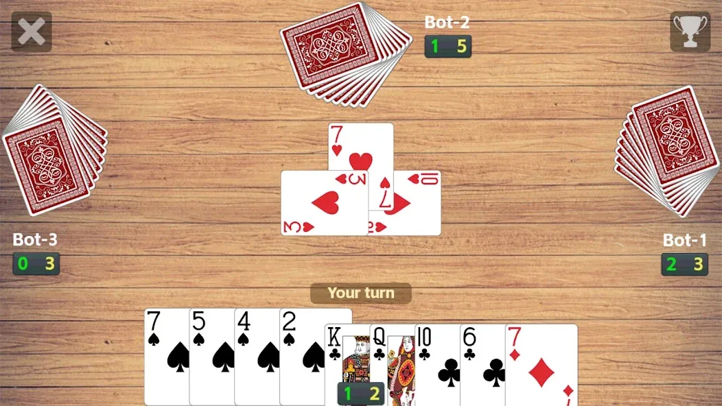 Скачать взломанную Callbreak League — Card Game (Колбрик Лига)  [МОД Mega Pack] — полная версия apk на Андроид screen 2