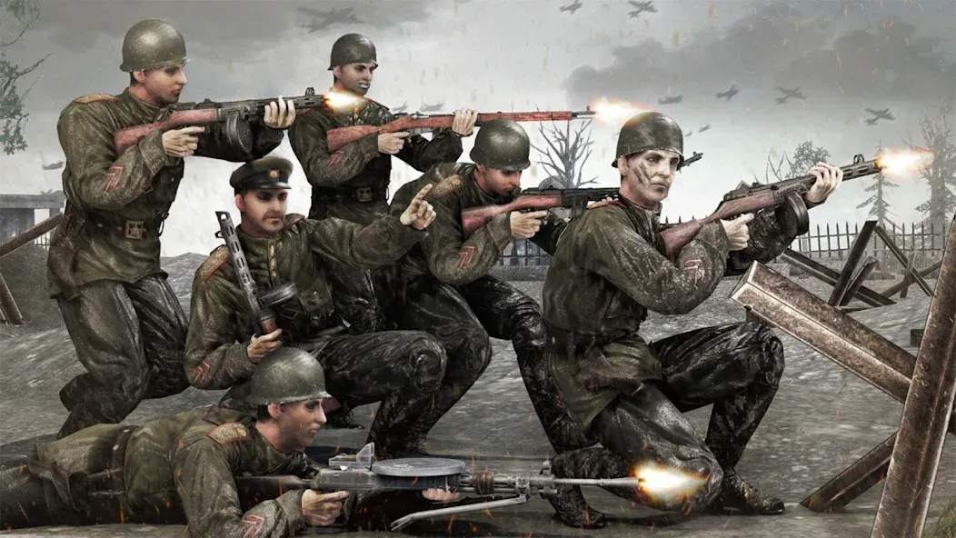 Скачать взломанную Medal of War – WW2 Games 2024  [МОД Menu] — полная версия apk на Андроид screen 2