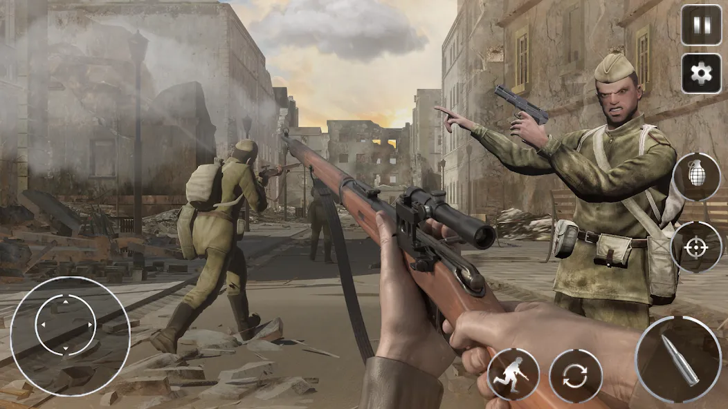 Скачать взлом Call Of Courage : WW2 Shooting  [МОД Все открыто] — стабильная версия apk на Андроид screen 5