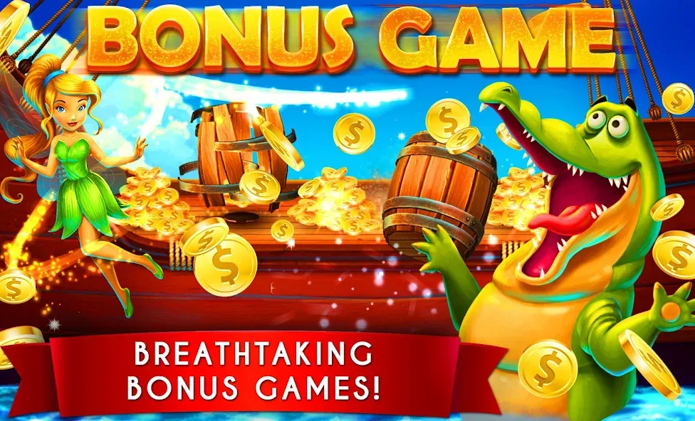 Взломанная Slots Oscar: huge casino games  [МОД Mega Pack] — стабильная версия apk на Андроид screen 4