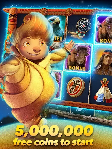 Взломанная Sandman Slots — Slot Machines  [МОД Menu] — стабильная версия apk на Андроид screen 1