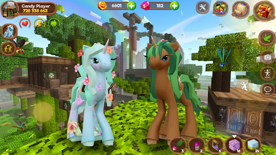 Скачать взлом Pony World Craft  [МОД Много денег] — последняя версия apk на Андроид screen 3