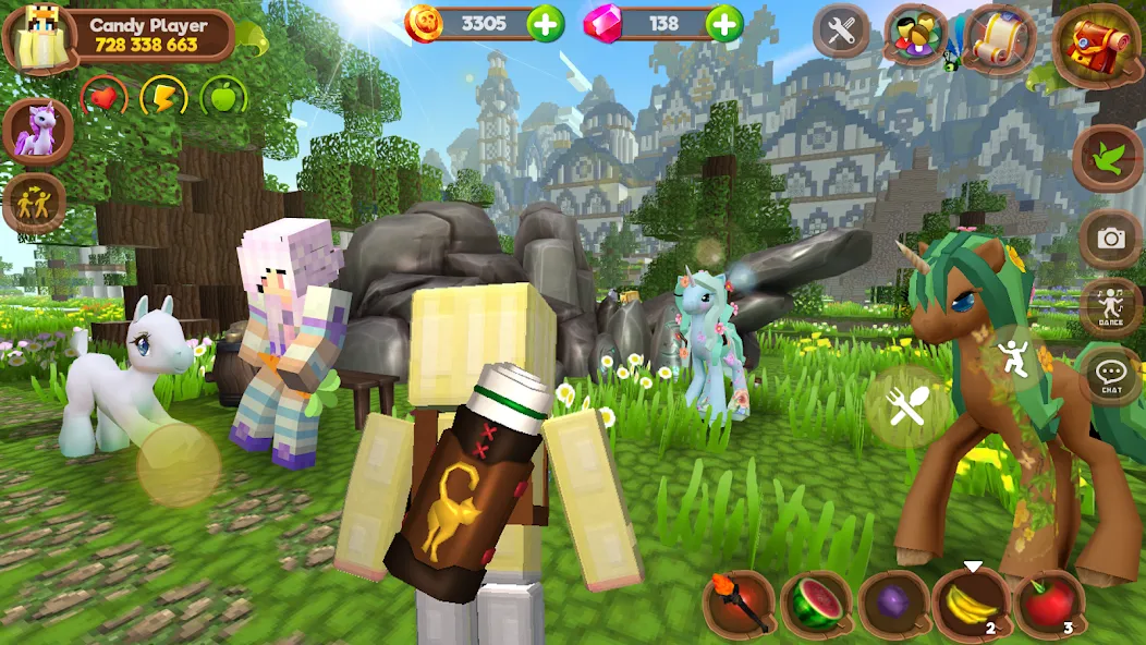 Скачать взлом Pony World Craft  [МОД Много денег] — последняя версия apk на Андроид screen 4