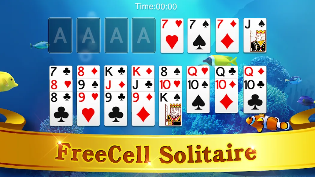 Скачать взлом FreeCell Solitaire  [МОД Бесконечные деньги] — стабильная версия apk на Андроид screen 5