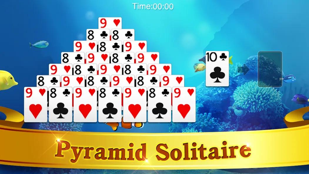 Взломанная Pyramid Solitaire  [МОД Mega Pack] — последняя версия apk на Андроид screen 5