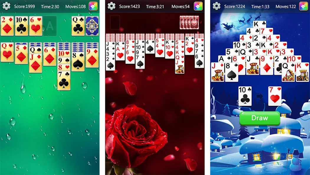 Взлом Solitaire Collection Fun (Солитер Коллекция Фан)  [МОД Menu] — полная версия apk на Андроид screen 1