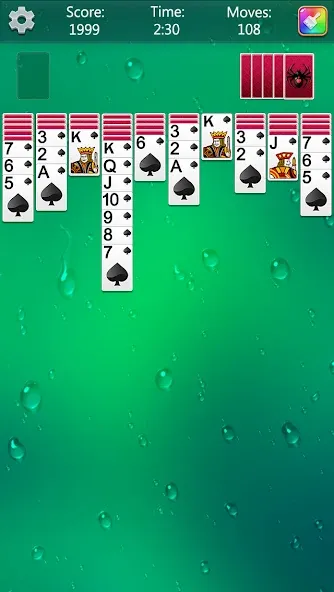 Скачать взломанную Spider Solitaire Fun (Спайдер Солитер Фан)  [МОД Бесконечные монеты] — полная версия apk на Андроид screen 4