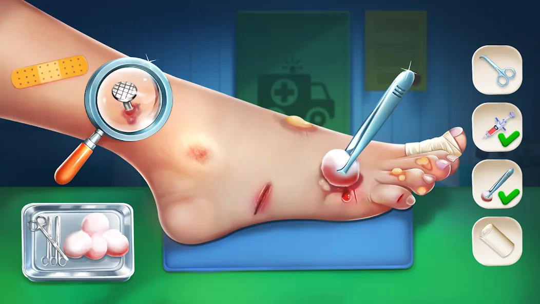 Взломанная Doctor Hospital Games Offline  [МОД Меню] — последняя версия apk на Андроид screen 5