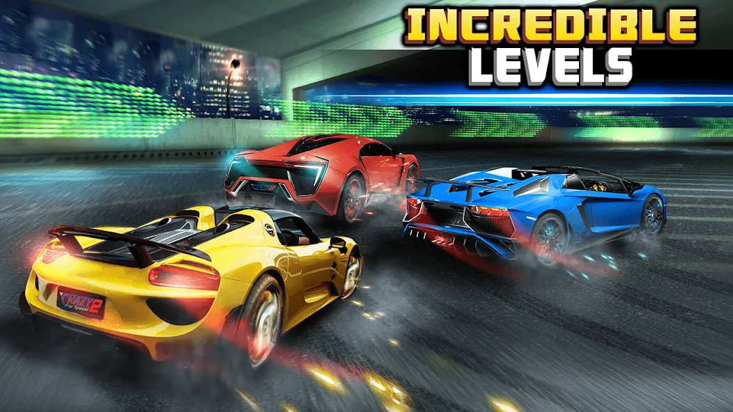 Взлом Crazy for Speed 2 (Крэйзи фо Спид 2)  [МОД Меню] — стабильная версия apk на Андроид screen 2