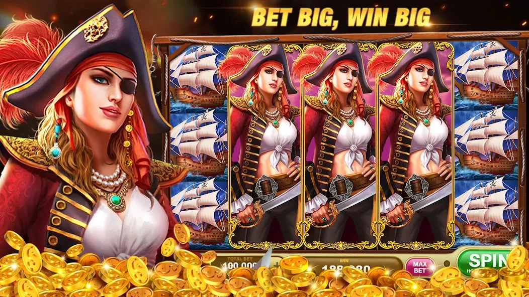 Скачать взломанную Slots Rush: Vegas Casino Slots (Слотс Раш)  [МОД Много денег] — последняя версия apk на Андроид screen 5