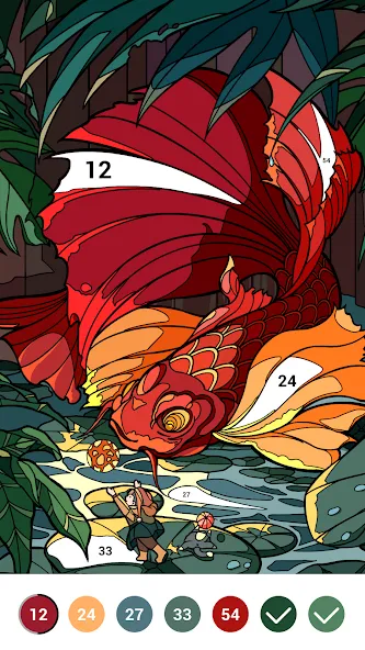 Скачать взлом Casual Color — Color by Number  [МОД Все открыто] — последняя версия apk на Андроид screen 5
