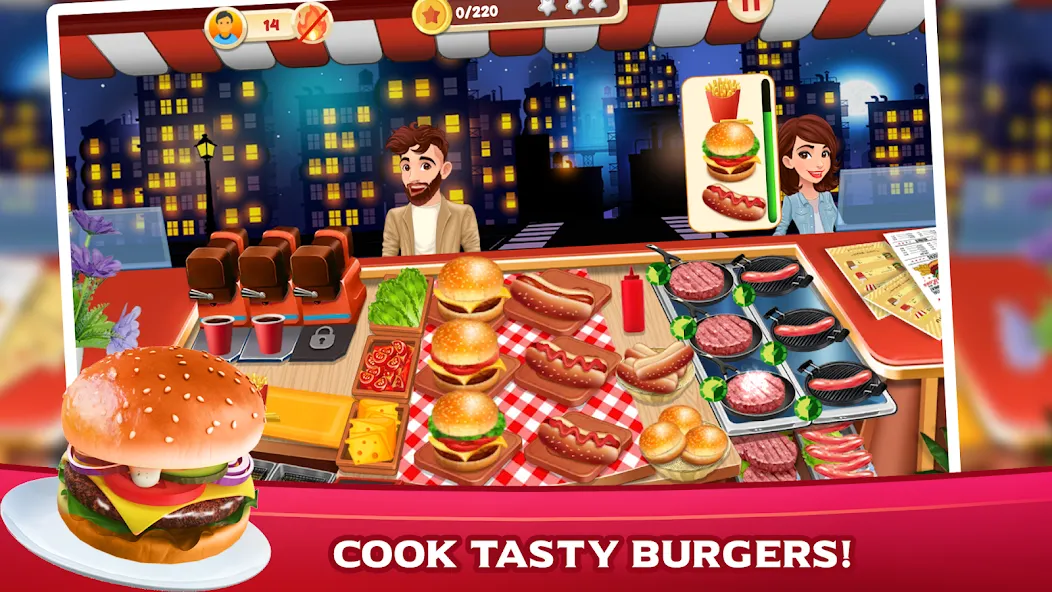 Взломанная Cooking Mastery: Kitchen games  [МОД Много монет] — стабильная версия apk на Андроид screen 1