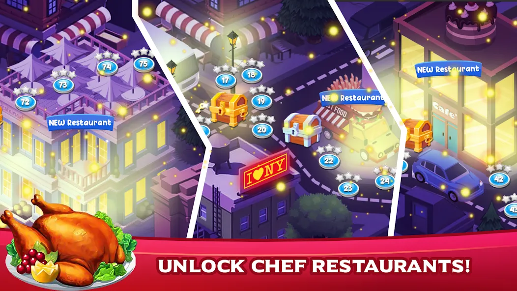 Взломанная Cooking Mastery: Kitchen games  [МОД Много монет] — стабильная версия apk на Андроид screen 2