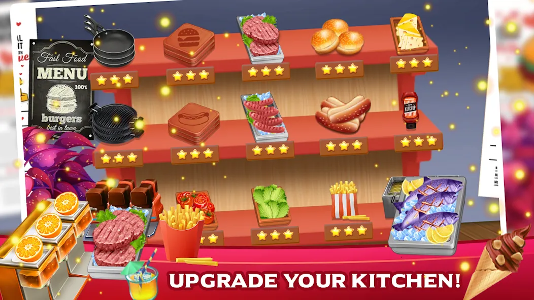 Взломанная Cooking Mastery: Kitchen games  [МОД Много монет] — стабильная версия apk на Андроид screen 4