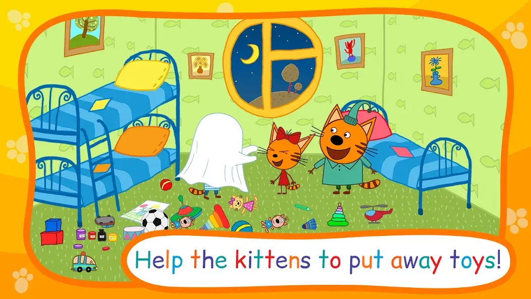 Скачать взлом Kid-E-Cats: Bedtime Stories  [МОД Много монет] — последняя версия apk на Андроид screen 1