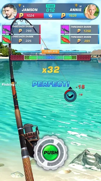 Скачать взломанную Fishing Rival 3D (Фишинг Ривал 3Д)  [МОД Все открыто] — стабильная версия apk на Андроид screen 5