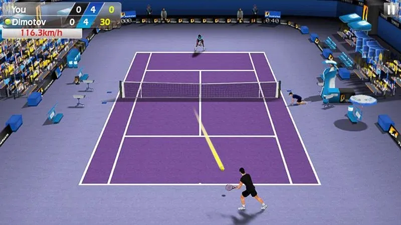 Взломанная 3D Tennis  [МОД Menu] — стабильная версия apk на Андроид screen 4