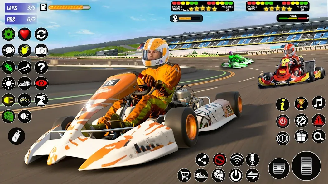 Скачать взломанную Buggy Race: Kart Racing Games  [МОД Все открыто] — последняя версия apk на Андроид screen 1